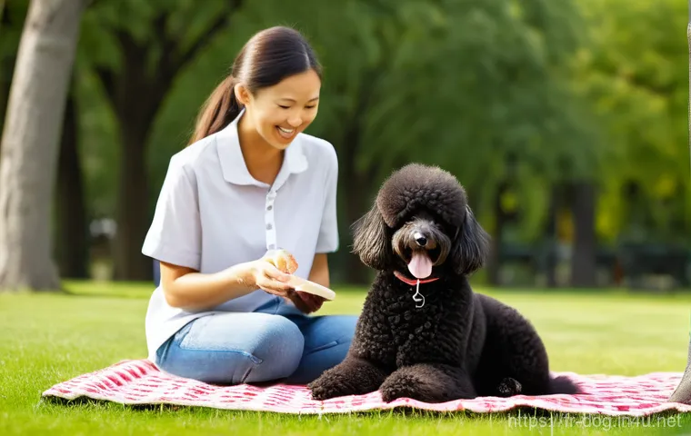 푸들 종류별 크기 비교 - **Prompt 2: Playful Miniature Poodle in a Cozy Apartment**
    "A charming and intelligent Miniature...