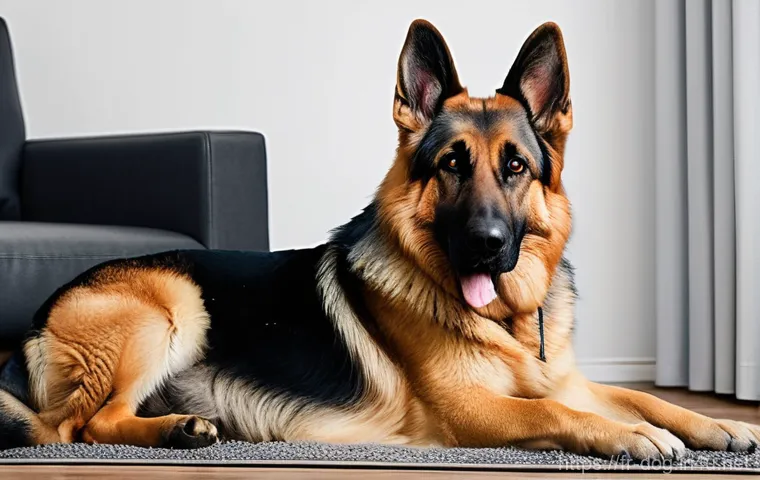 독일 셰퍼드의 지능 - **A German Shepherd exhibiting problem-solving intelligence with a puzzle toy.**
    "A highly intel...