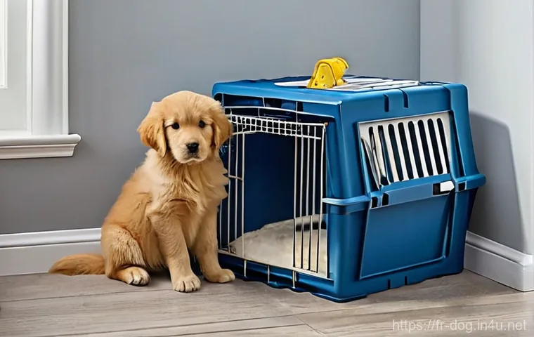 강아지 배변 훈련 - **Observing Puppy's Potty Signals:**
    "A heartwarming scene featuring a young, adorable Beagle pu...